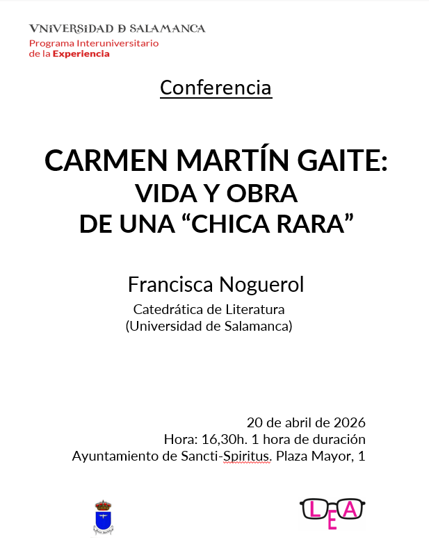 CONFERENCIA CARMEN MARTÍN GAITE