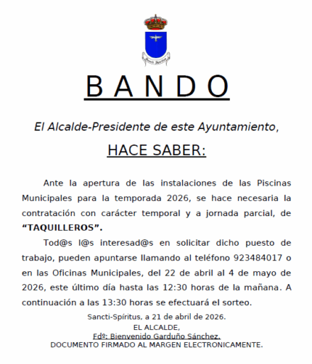 BANDO TAQUILLEROS
